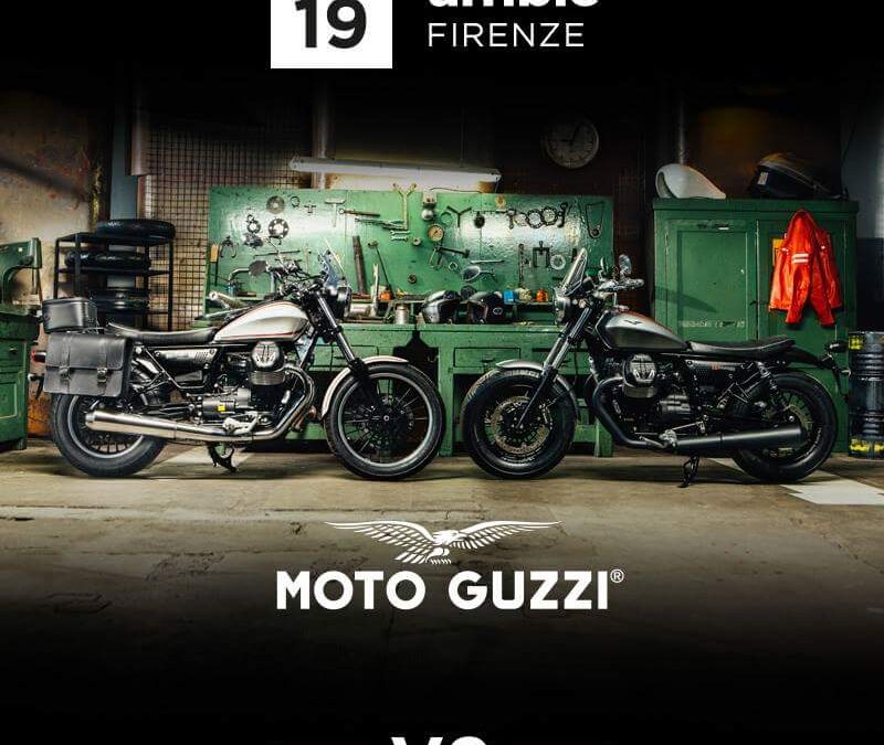 Lucille Dj con Moto Guzzi!
